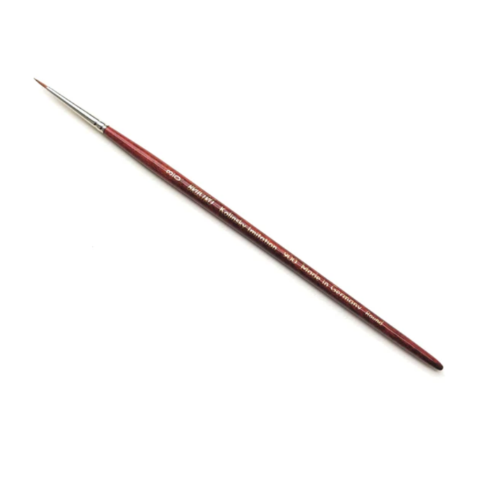 Untitled design (69) Kolinsky Imitation Travel Round Brush 3/0 - Image 1