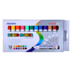 Mungyo White Board Markers (Pack of 12 Colours)