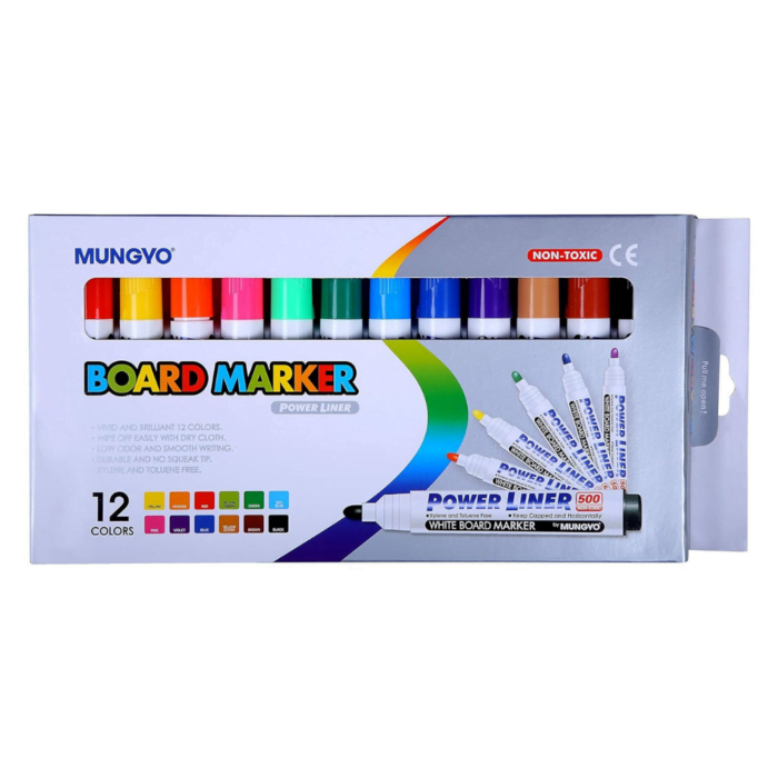 Untitled design (7) Mungyo White Board Markers (Pack of 12 Colours) - Image 1