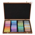 Mungyo Gallery Artists' Soft Oil Pastels - 72 Colors in Wooden Box