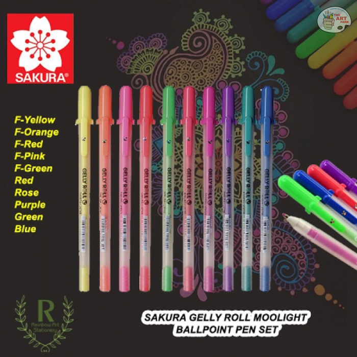 Sakura Gelly Roll Moonlight Pack of 12 coloured Pens - Image 3
