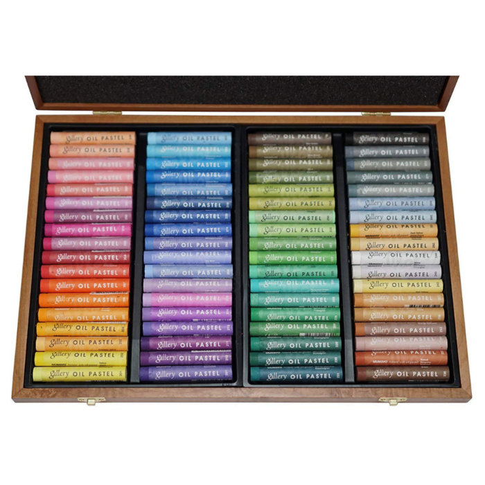 Mungyo Gallery Artists' Soft Oil Pastels - 72 Colors in Wooden Box - Image 4