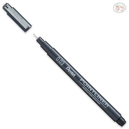 Pentel S20P Pointliner Pigment Liner Technical Drawing Fineliner Pen 0.03