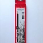 Faber Castell Drawing Pencil - Set of 6 (Black Matt)