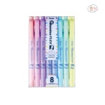 Pentel Illumina Flex Twin Tip Highlighter - Set of 8 - Image 2