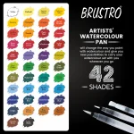 Brustro Artists ’ Watercolour Pan (Set of 42 Colours) - Image 3