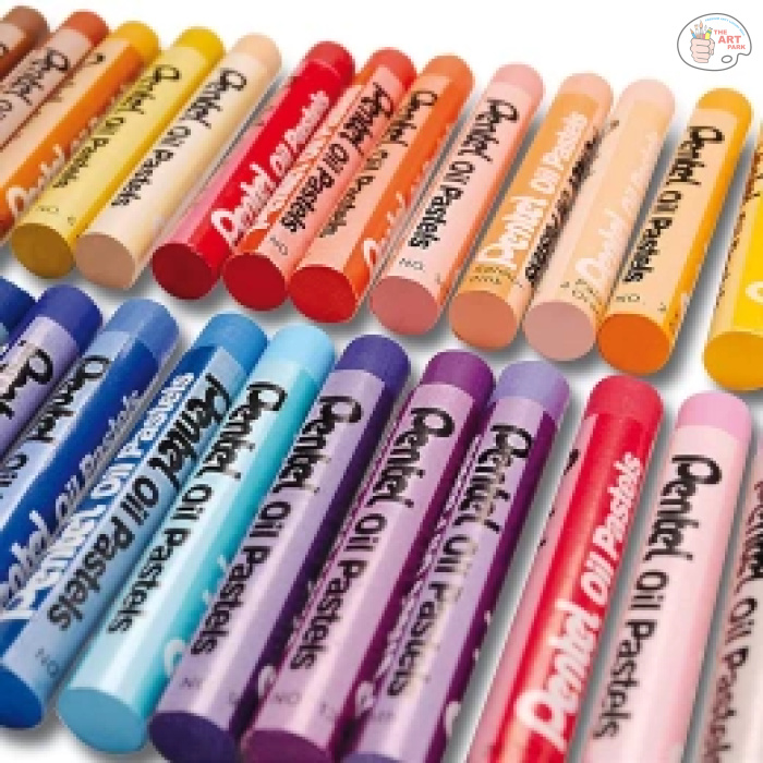 PENTEL ARTS OIL PASTEL SET - 16 ASSORTED COLOURS - Image 3
