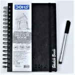 DOMS Hard Bound Sketch Book 128 Pages, 150 GSM, A3 Size