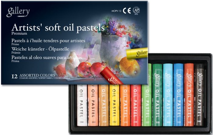 111 MUNGYO GALLERY SOFT OIL PASTELS, SET OF 12 - Image 1