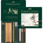 FABER CASTELL Pitt Monochrome set tin of 21 - Image 2