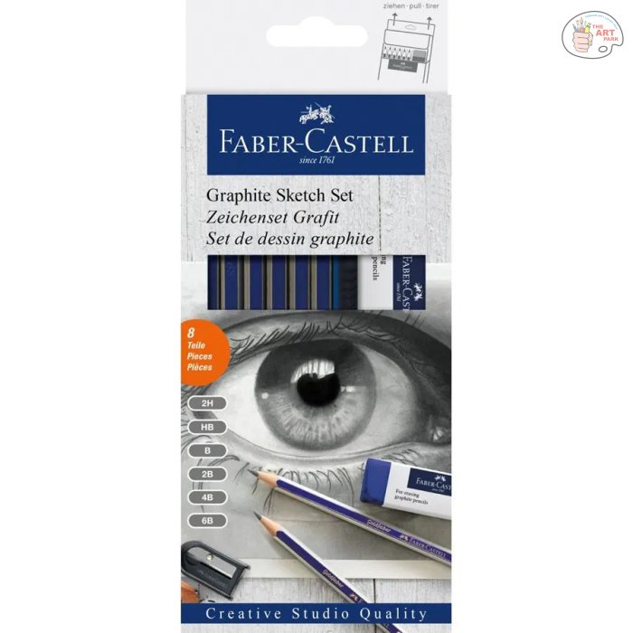 Faber Castell Goldfaber Sketch set graphite set of 8 - Image 2