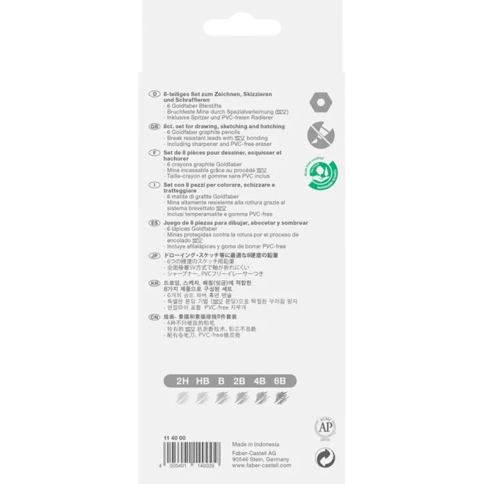 Faber Castell Goldfaber Sketch set graphite set of 8 - Image 3