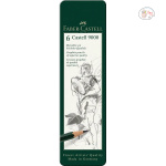 FABER CASTELL 9000 graphite pencil tin of 6