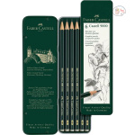 FABER CASTELL 9000 graphite pencil tin of 6 - Image 2