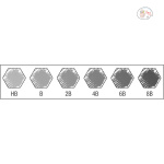 FABER CASTELL 9000 graphite pencil tin of 6 - Image 4