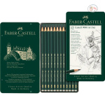 FABER CASTELL Castell 9000 graphite pencil Art Set, tin of 12 - Image 2