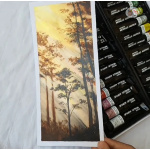 Brustro Artists' Metallic Acrylic Set of 24x12ml tubes - Image 6