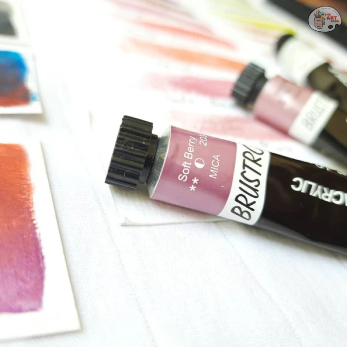 Brustro Artists' Metallic Acrylic Set of 24x12ml tubes - Image 2