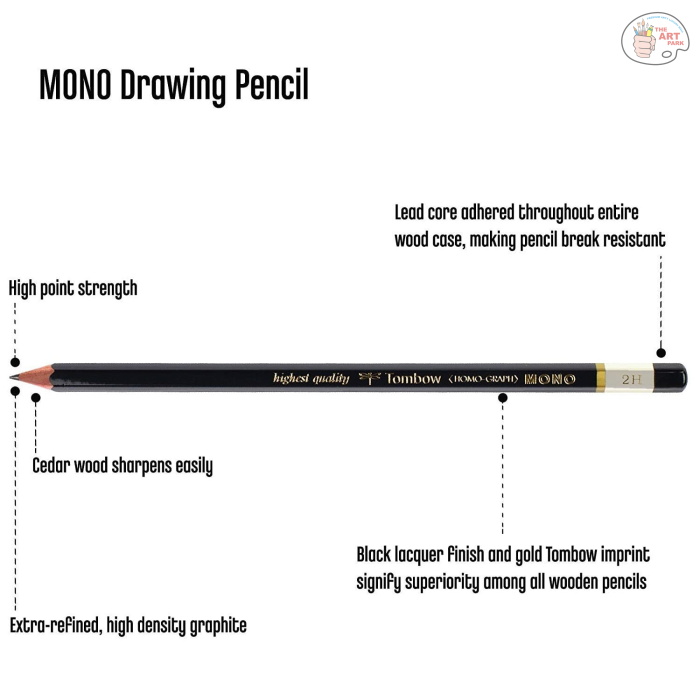 TOMBOW MONO Graphite Pencil set, 12 assorted grades, Limited Edition - Image 3