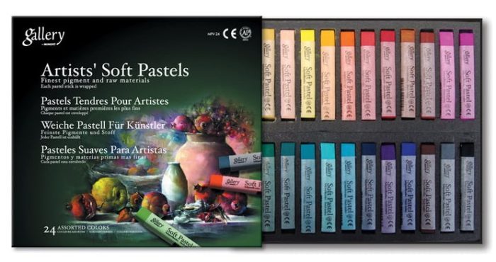 24 MUNGYO GALLERY SOFT PASTELS SET OF 24 - Image 1