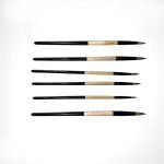 KEEP SMILING CraftDev Artist Painting Brushes Round Set of 6, Ideal for Acrylics, Watercolor & Oil - Image 2