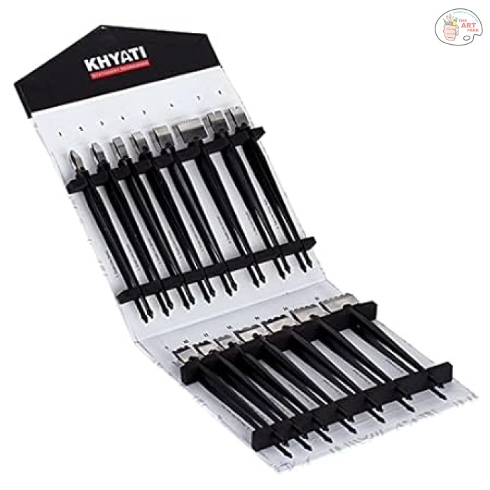 KHYATI STATIONERY REDESIGNED Steel Brush Calligraphy Dip Pens, Set of 15 Variants  - Supplies Kit - Image 2