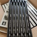 Brustro Woodless Charcoal Pencil Set of 6 (3 Soft, 2 Medium, 1 Hard) - Image 2