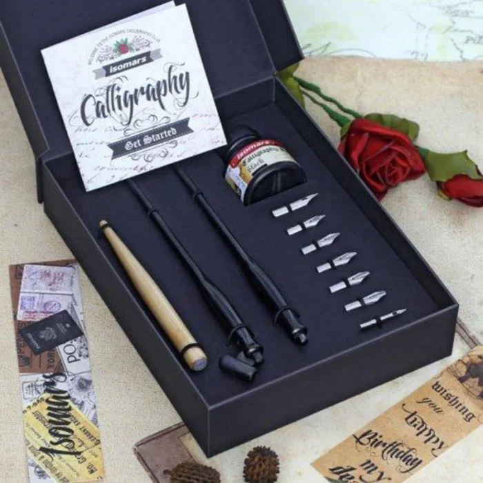 51Zrr1UCfmL_800x ISOMARS CALLIGRAPHY PEN SET (VICTORIA) - Image 1