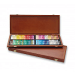 MUNGYO ARTIST SOFT PASTEL 72 SHADES WITH WOODEN BOX - FULL LENGTH