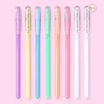 Pentel Hybrid Milky 0.8 MM Roller Gel Pen | Acid-Free | Hand Paint Design & Mandala Art Highlighting | Set of 8 (K108) - Image 6