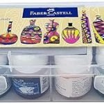 Faber-Castell Fabric Colours - 10ml Each (Pack of 12), Assorted