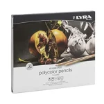 LYRA Rembrandt Artists Polycolor Pencils Set of 24 in Metal Box (L2001240)