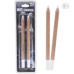 WORISON WHITE CHARCOAL PENCILS 2PCS SET