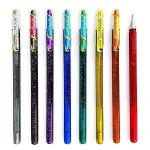 PENTEL HYBRID DUAL METALLIC GEL ROLLER PENS 1.0 MM SET OF 8 VIBRANT COLOURS - Image 3