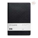 Zequenz Classic 360 Degree Air Hand Bound Soft Cover A5 Size Dotted Journal Notebook Diary with Black Cover and White Premium Paper, 400 Pages for Notes Writing Doodling - Image 5