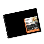 BRUSTRO Artist 25% Cotton Watercolour Wiro Journal Cold Pressed 200 GSM A5-25 Sheets