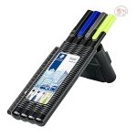STAEDTLER Triplus Office Fine Point Tip set in Black box (334,437,774 25,362) with a Ruler - Image 3