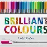 Staedtler 334 0.3 mm triplus Fineliner Superfine Point Pens - Assorted Colours (Pack of 30)