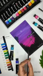 Brustro Artists Gouache Colour Set of 12 Colours X 12ML Tubes - Image 2