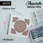 Brustro Aquarelle Brush Pen Set of 24 - Image 5