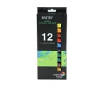 BRUSTRO Artists Acrylic Colour Set of 12 Colours X 12ML Tubes - Image 6