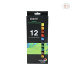 BRUSTRO Artists Acrylic Colour Set of 12 Colours X 12ML Tubes - Image 6