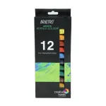 BRUSTRO Artists Acrylic Colour Set of 12 Colours X 12ML Tubes