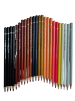 Brustro Artists' Coloured Pencils Skin Tone Set of 24 (in Elegant tin Box) - Image 4