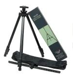Brustro Artists Portable Lightweight Metal Display Easel. Free Weatherproof Carry Bag