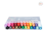 Brustro Acrylic (DIY) Marker Set of 24 (for Craftworks, School Projects, and Other Presentations)2MM TRIP - Image 2