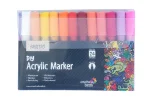 Brustro Acrylic (DIY) Marker Set of 24 (for Craftworks, School Projects, and Other Presentations)2MM TRIP