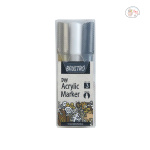 Brustro Acrylic (DIY) Marker Set of 3 - Black, White & Gold 1.0MM