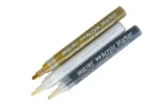 Brustro Acrylic (DIY) Marker Set of 3 - Black, White & Gold 1.0MM - Image 2