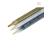 Brustro Acrylic (DIY) Marker Set of 3 - Black, White & Gold 1.0MM - Image 3